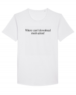 where can i download my motivation Tricou mânecă scurtă guler larg Bărbat Skater