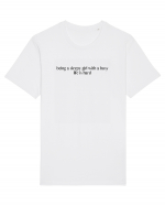 being a sleepy girl with a busy life is hard Tricou mânecă scurtă Unisex Rocker