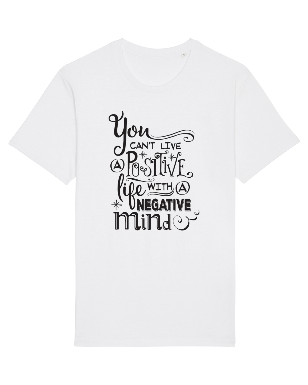 Tricou mânecă scurtă Unisex Rocker White
