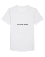 losing everything but weight Tricou mânecă scurtă guler larg Bărbat Skater