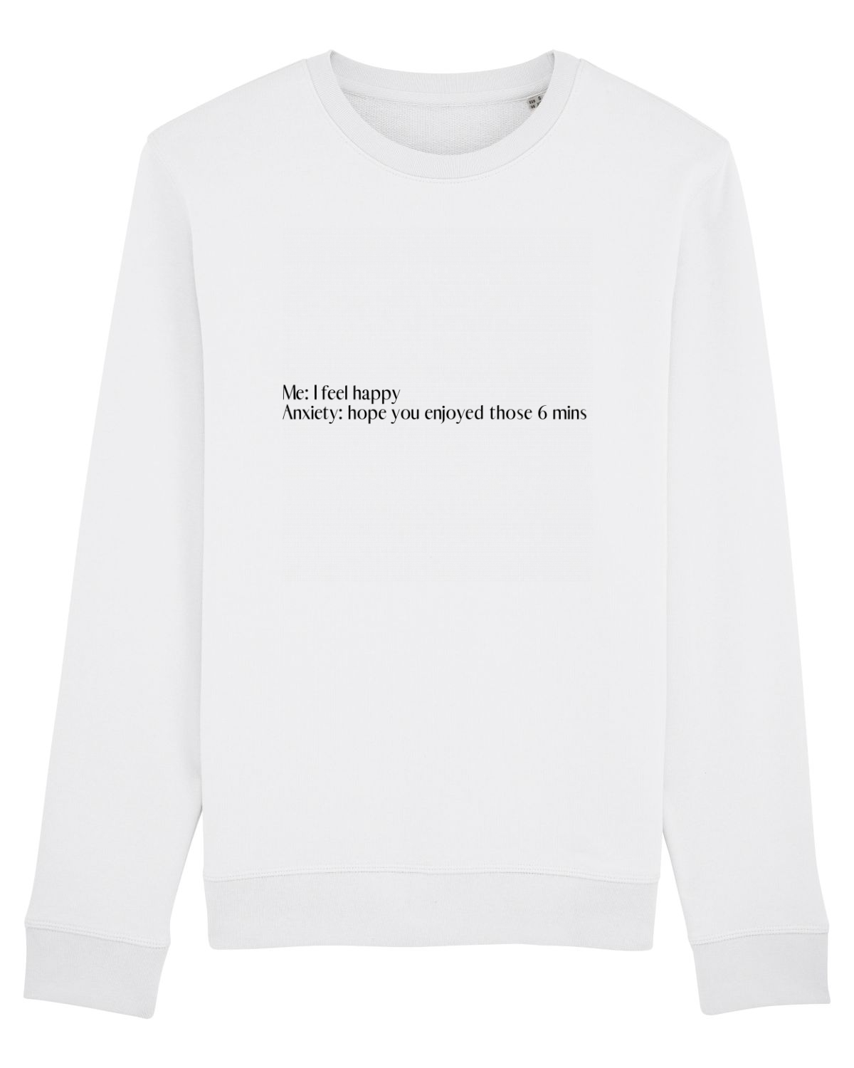 Bluză mânecă lungă Unisex Rise White