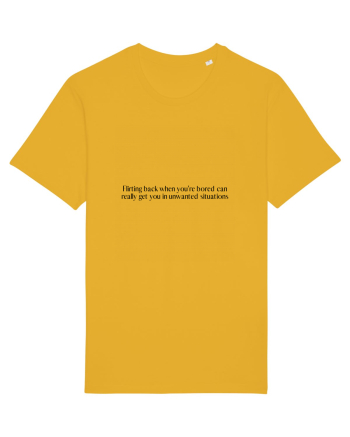 flirting back when you re bored can really get you in unwanted situations Spectra Yellow