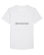flirting back when you re bored can really get you in unwanted situations Tricou mânecă scurtă guler larg Bărbat Skater