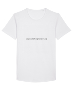 are you a traffic sign because stop Tricou mânecă scurtă guler larg Bărbat Skater
