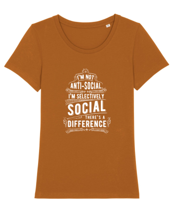 ANTI SOCIAL  - White Roasted Orange