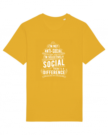ANTI SOCIAL  - White Spectra Yellow