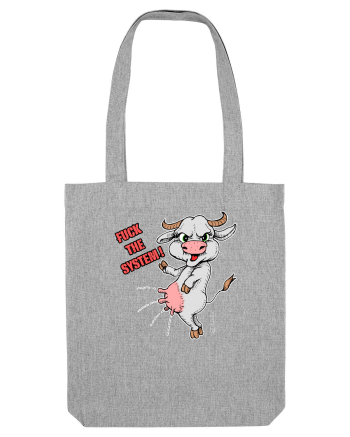 Fuck the system Heather Grey