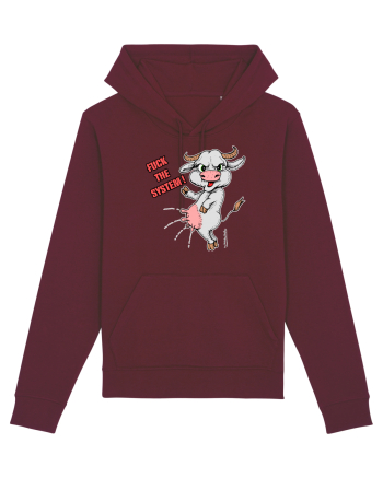 Fuck the system Burgundy