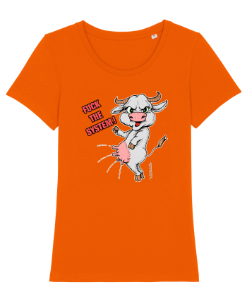 Fuck the system Bright Orange