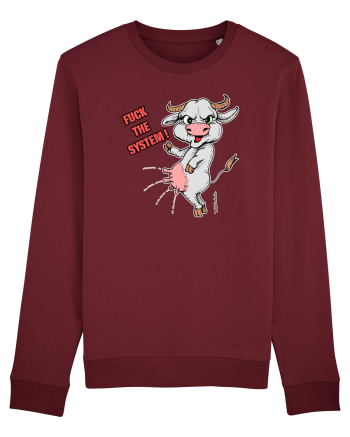 Fuck the system Burgundy