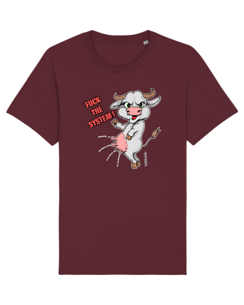 Fuck the system Burgundy