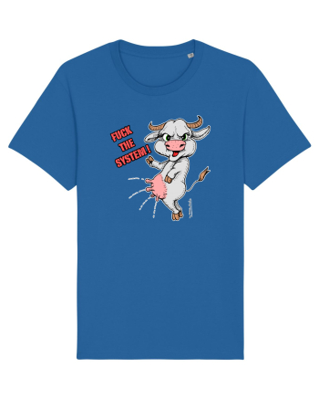 Fuck the system Royal Blue