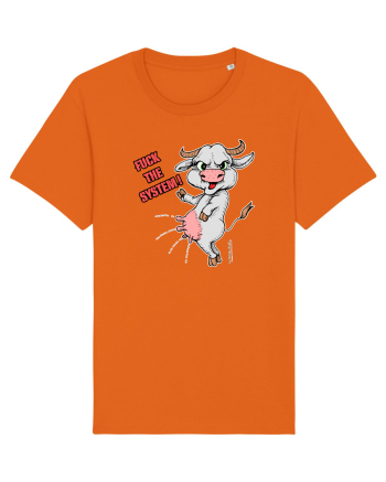 Fuck the system Bright Orange