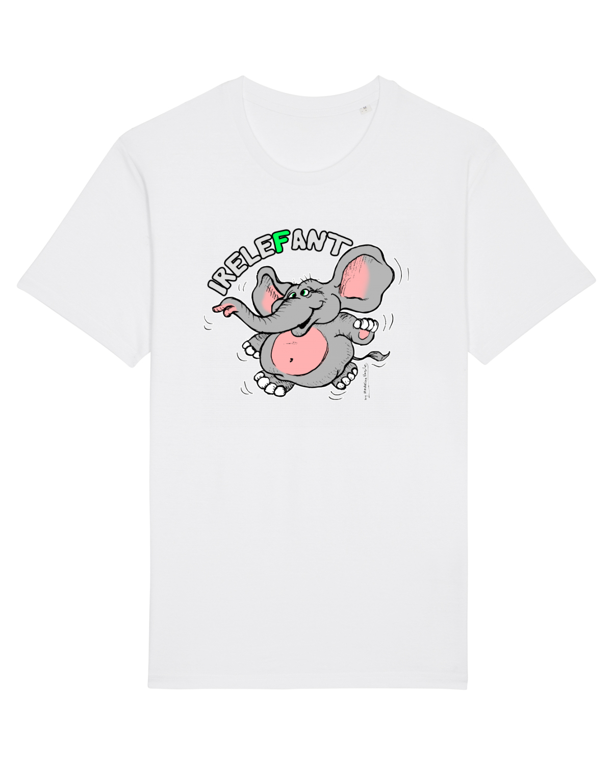 Tricou mânecă scurtă Unisex Rocker White