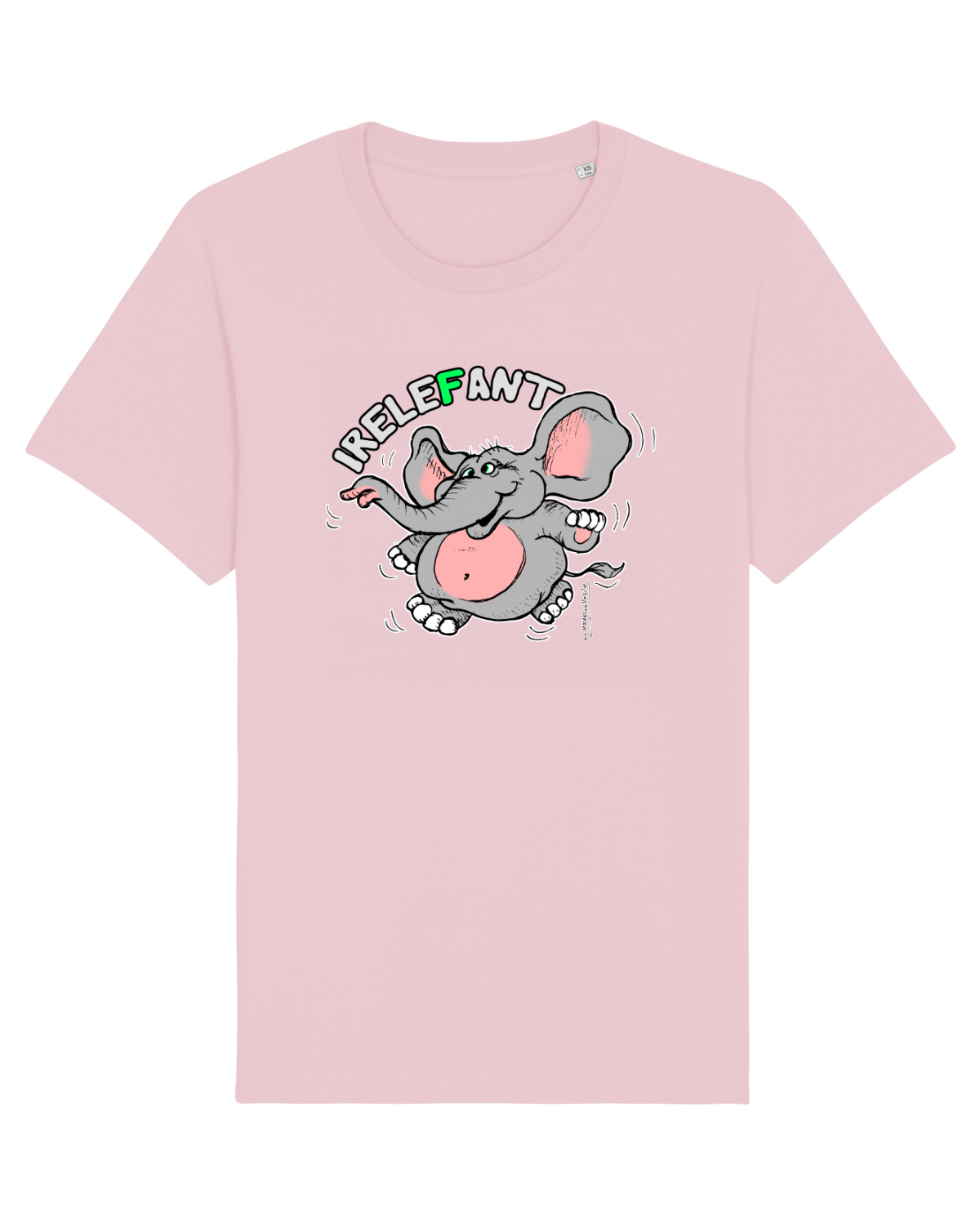 Tricou mânecă scurtă Unisex Rocker Cotton Pink