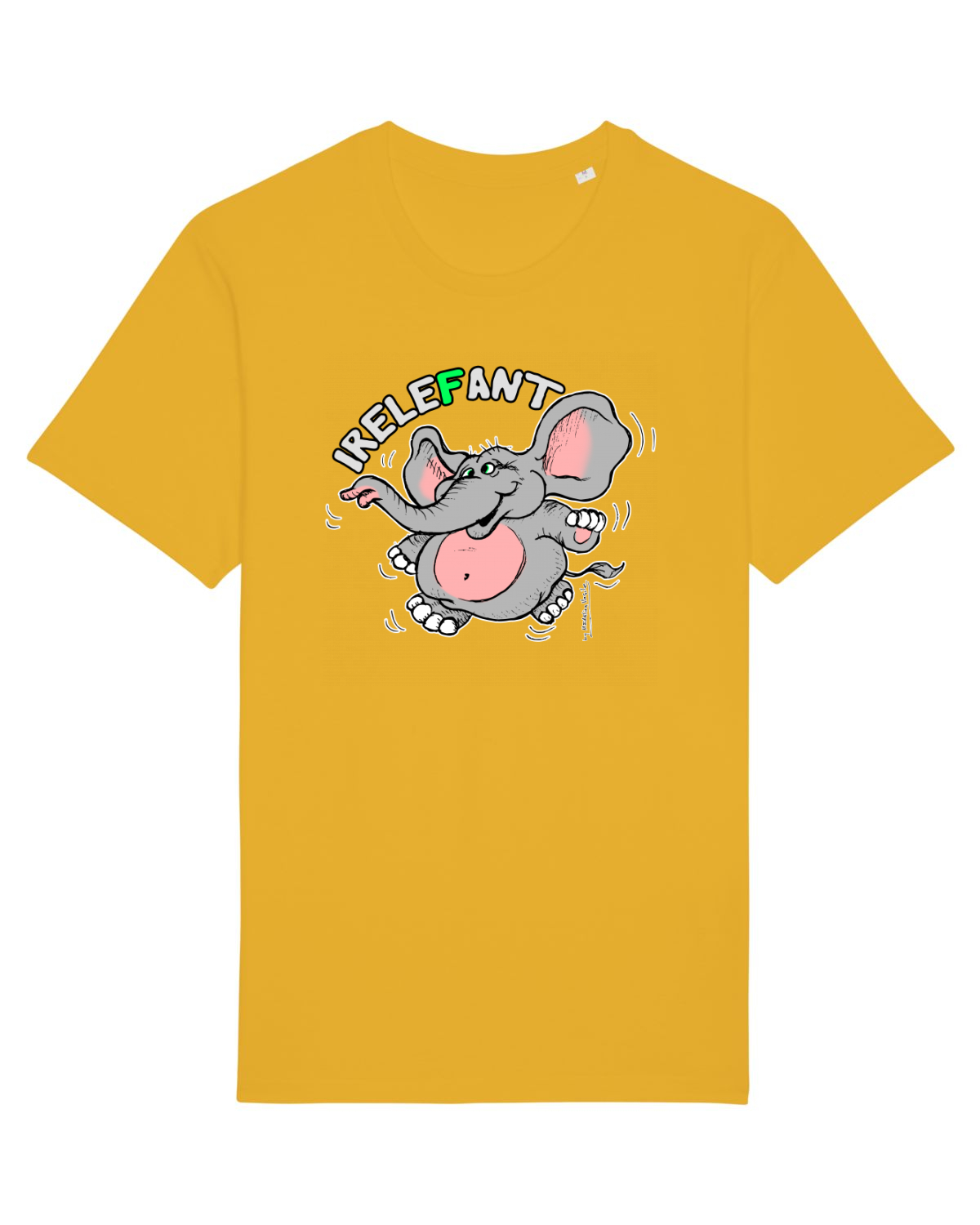 Tricou mânecă scurtă Unisex Rocker Spectra Yellow