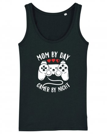 Mom by day gamer by night. Black