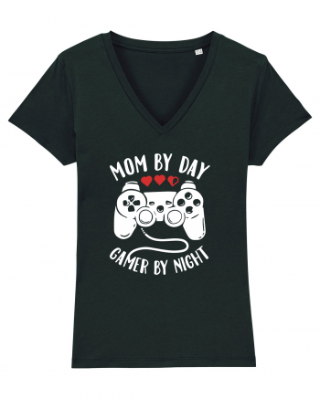 Mom by day gamer by night. Black