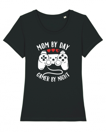 Mom by day gamer by night. Black