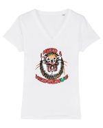 HEDGEHuG Tricou mânecă scurtă guler V Damă Evoker