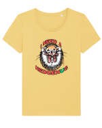 HEDGEHuG Tricou mânecă scurtă guler larg fitted Damă Expresser