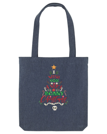 I Wish You A Very Scary Christmas Midnight Blue