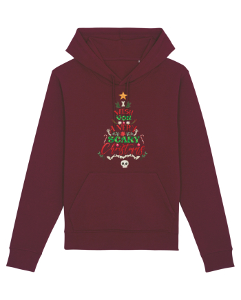 I Wish You A Very Scary Christmas Burgundy