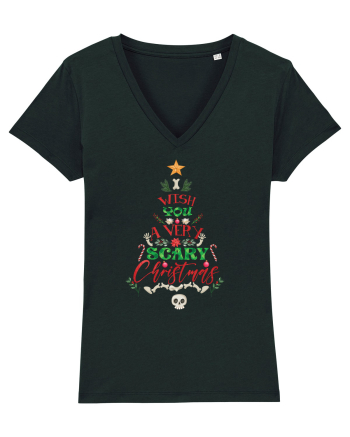 I Wish You A Very Scary Christmas Black
