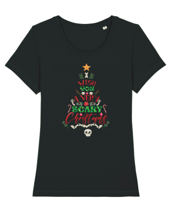 I Wish You A Very Scary Christmas Black