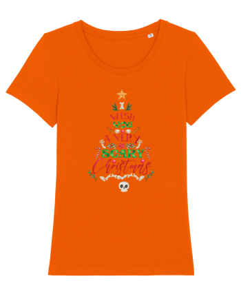 I Wish You A Very Scary Christmas Bright Orange
