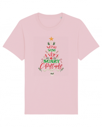 I Wish You A Very Scary Christmas Cotton Pink