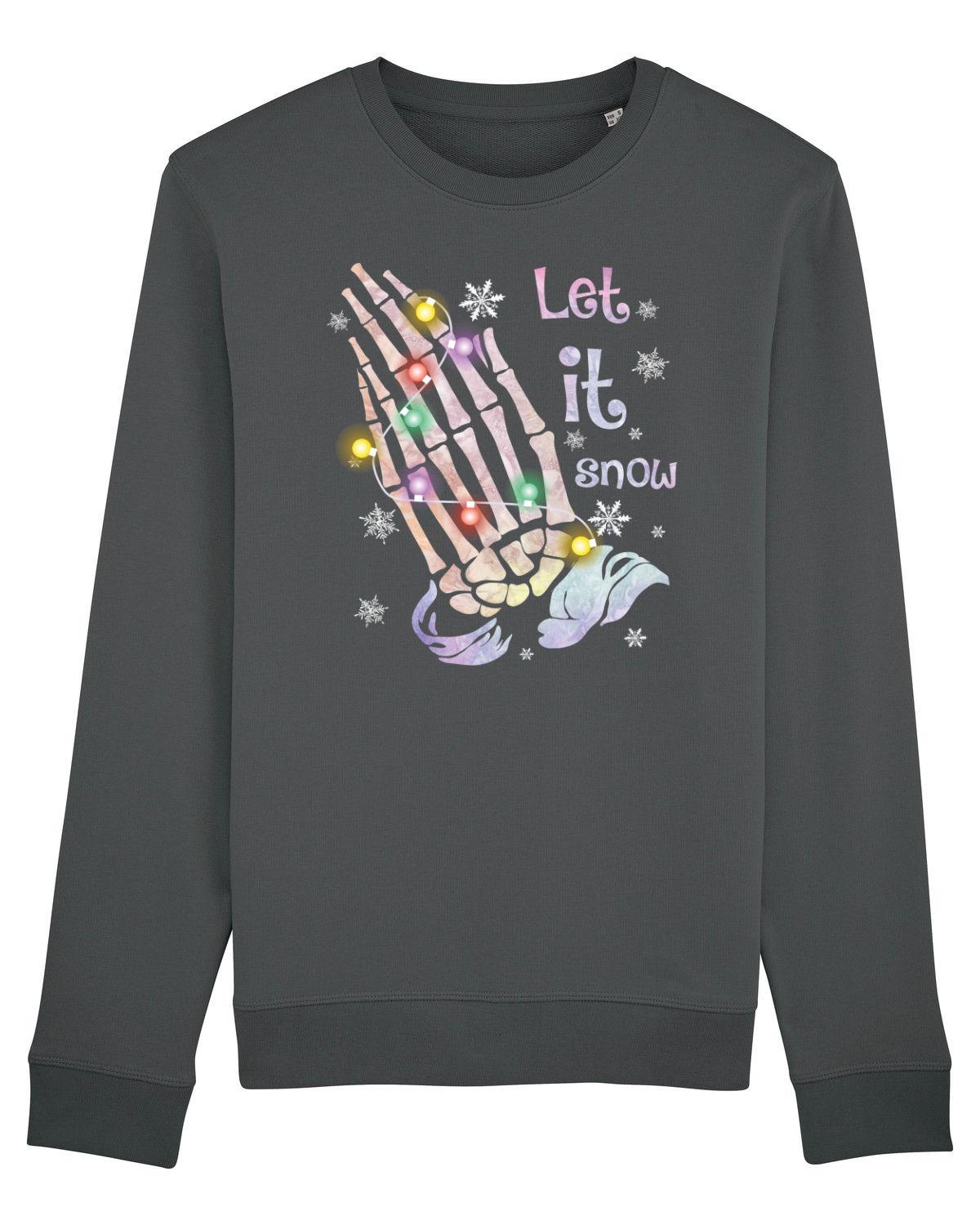 Bluză mânecă lungă Unisex Rise Anthracite