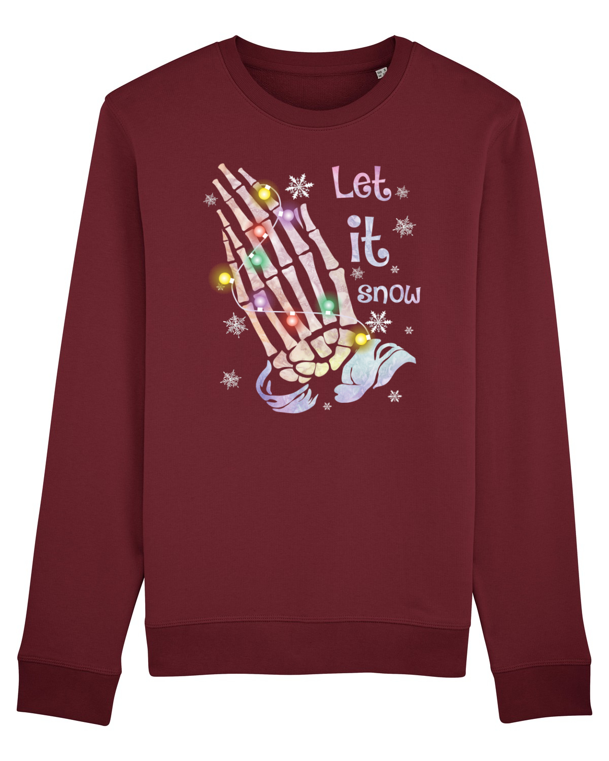 Bluză mânecă lungă Unisex Rise Burgundy