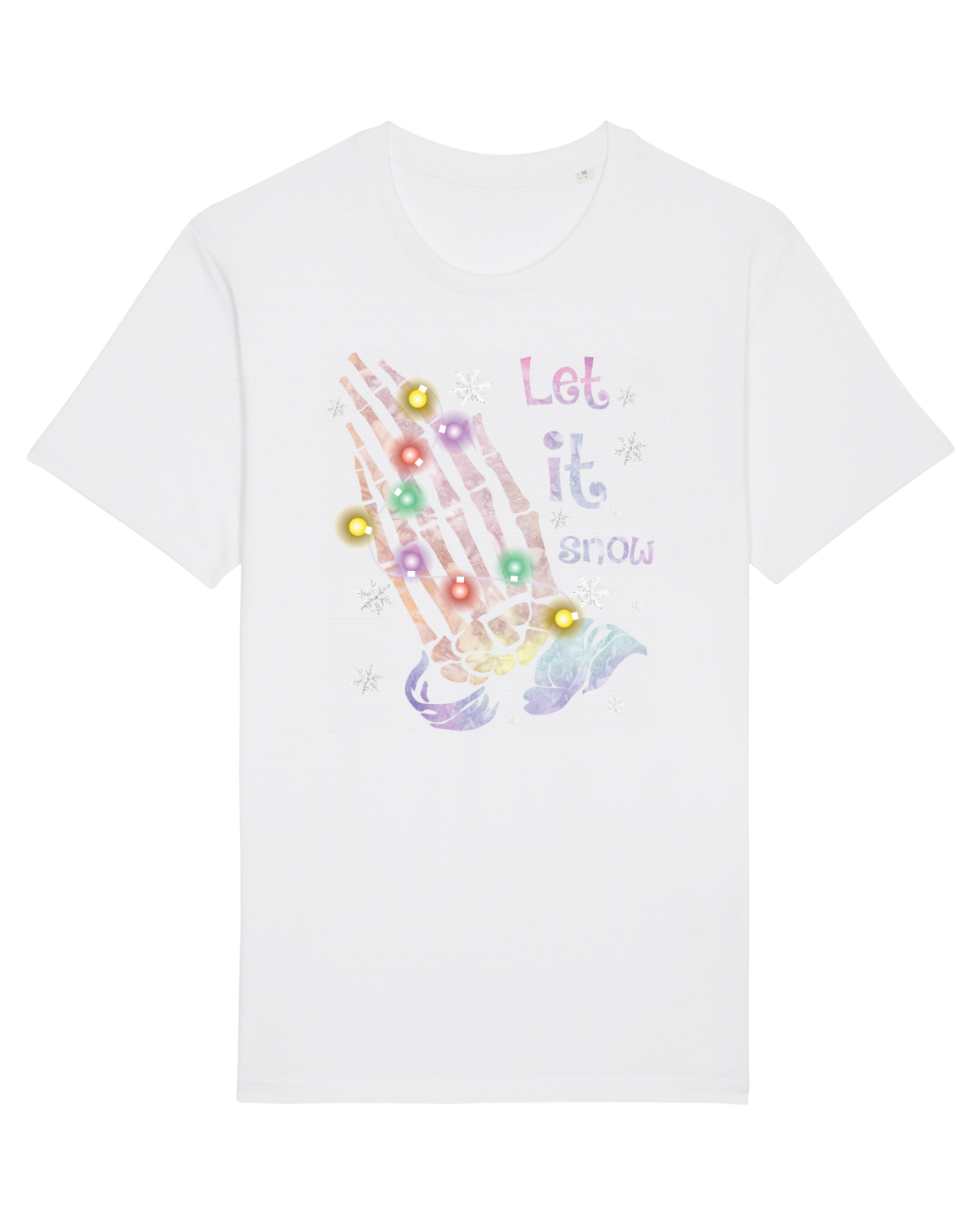Tricou mânecă scurtă Unisex Rocker White