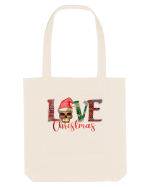 Love Christmas Skull Christmas Sacoșă textilă