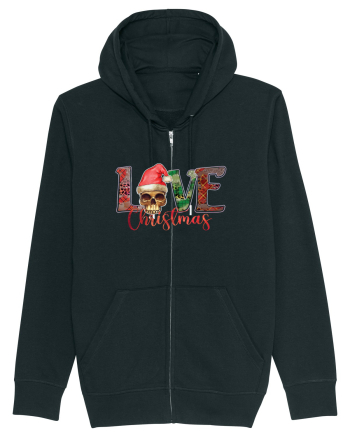 Love Christmas Skull Christmas Black