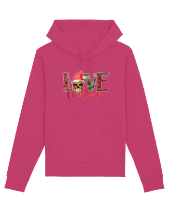 Love Christmas Skull Christmas Raspberry