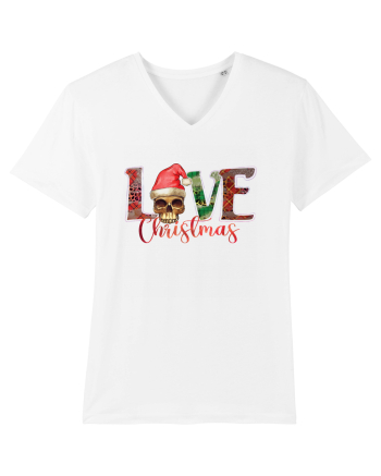 Love Christmas Skull Christmas White