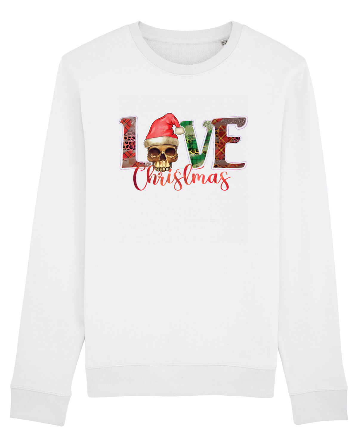 Bluză mânecă lungă Unisex Rise White