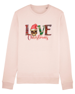 Love Christmas Skull Christmas Bluză mânecă lungă Unisex Rise