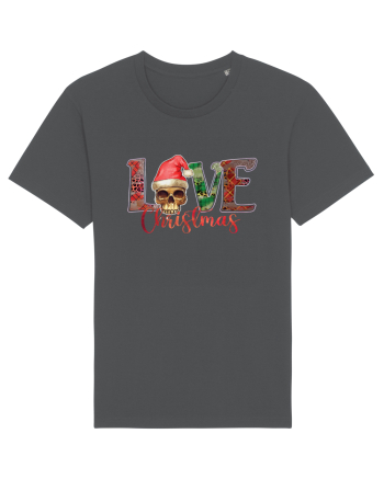 Love Christmas Skull Christmas Anthracite