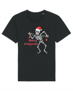 Merry Creepmas Skeleton Christmas Tricou mânecă scurtă Unisex Rocker