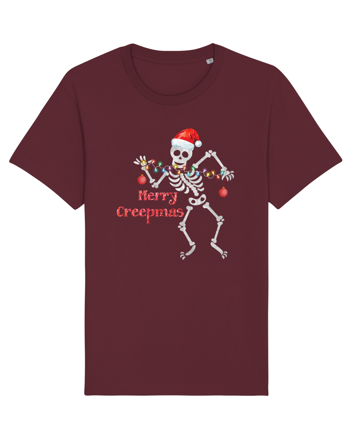 Tricou mânecă scurtă Unisex Rocker Burgundy