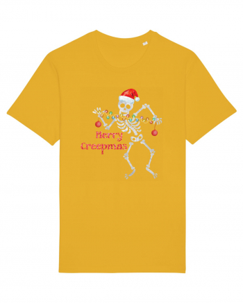 Merry Creepmas Skeleton Christmas Spectra Yellow