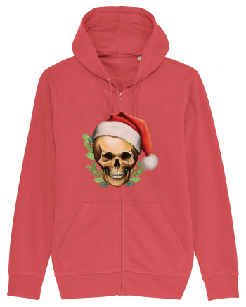 Santa Skull Christmas Carmine Red