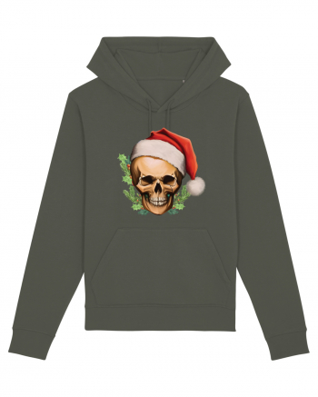 Santa Skull Christmas Khaki