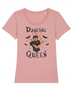 Dancing Queen Wednesday Addams Tricou mânecă scurtă guler larg fitted Damă Expresser