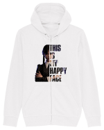 This Is My Happy Face Wednesday Addams Hanorac cu fermoar Unisex Connector