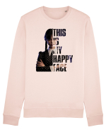 This Is My Happy Face Wednesday Addams Bluză mânecă lungă Unisex Rise