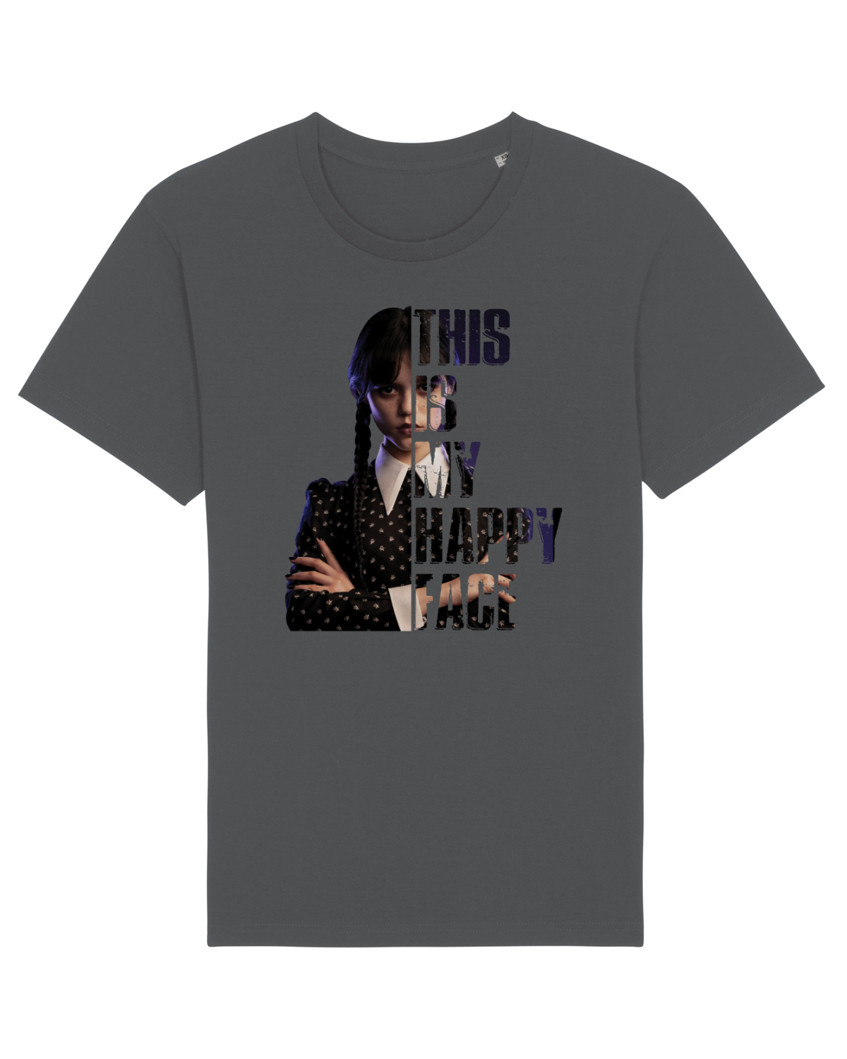 Tricou mânecă scurtă Unisex Rocker Anthracite